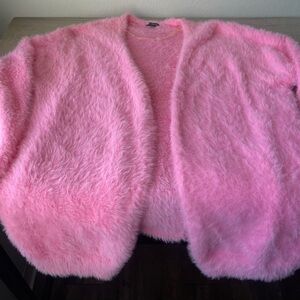 Wild Fable Pink Fuzzy Cardigan
